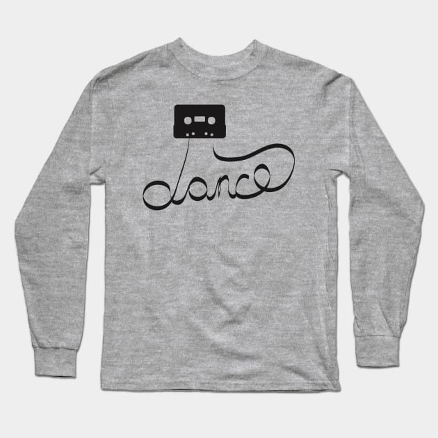 Dance to this Retro 90s Cassette Long Sleeve T-Shirt by YourGoods